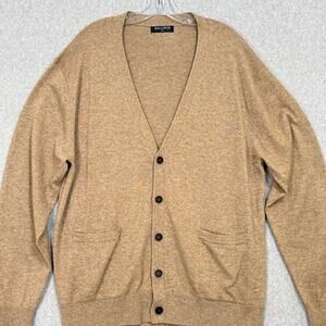 Kallspin Wool Blend Cardigan Sweater Size XL Grandpa Preppy Old Money Timeless